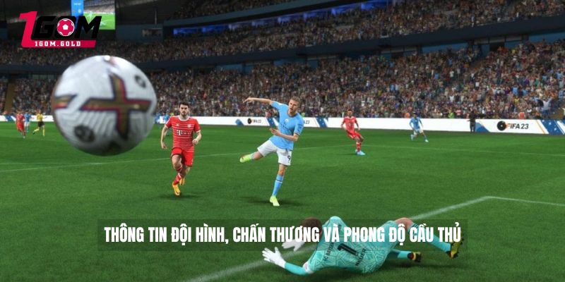 Thông tin đội hình, chấn thương và phong độ cầu thủ