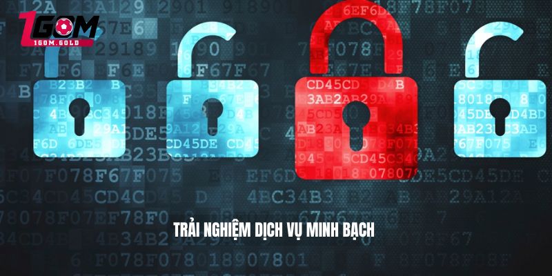 Trải nghiệm dịch vụ minh bạch 